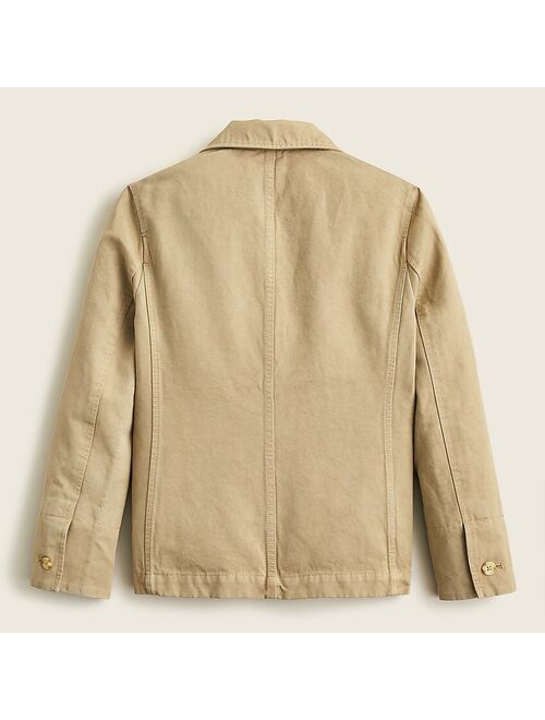 J.Crew Boys' garment-dyed cotton-linen chino suit jacket