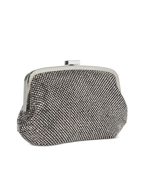 INC International Concepts Patsy Diamond Mesh Frame Clutch, Created for Macy's