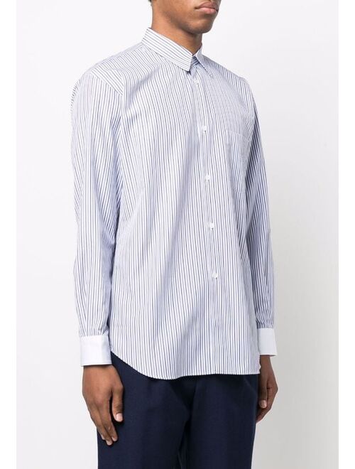 Comme Des Garçons Shirt striped cotton shirt