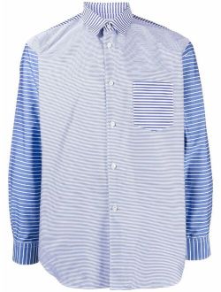 Comme Des Garçons Shirt stripe print cotton shirt