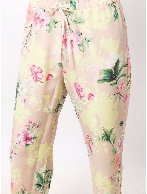 Maison Lejaby floral-print pajama-style straight trousers