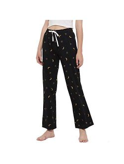HEARTNICE Pajama Pants for Women Soft, Print Sleep Pants Lightweight Lounge Pj Bottoms