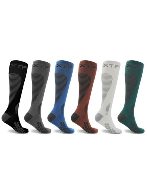Extreme Fit Men's and Women's Copper Compression Socks - 6 Pair