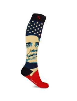 Extreme Fit Men's and Women's Obama Knee High Compression Socks