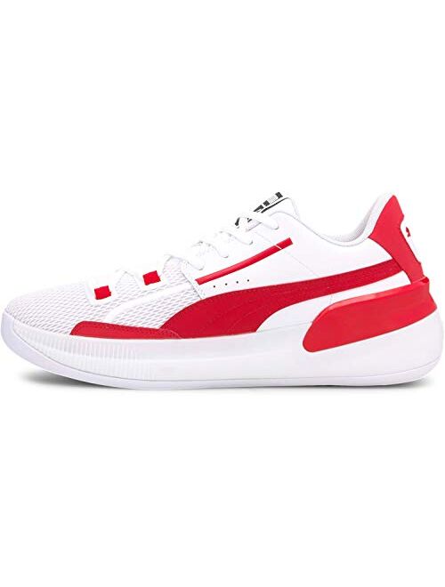 PUMA Men's Clyde Hardwood Team Basketball Sneakers Shoes - Red