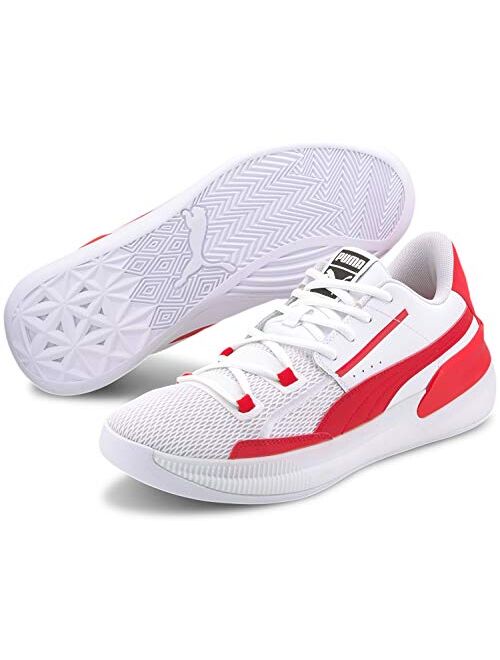 PUMA Men's Clyde Hardwood Team Basketball Sneakers Shoes - Red