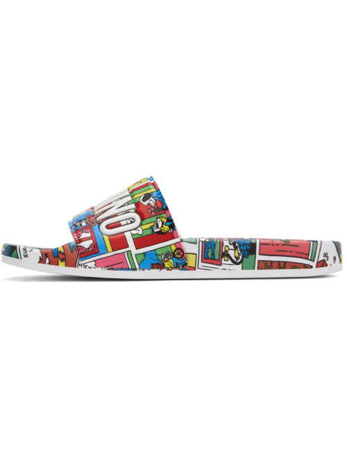 Moschino Multicolor PVC Slides