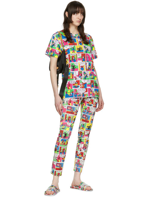 Moschino Multicolor PVC Slides