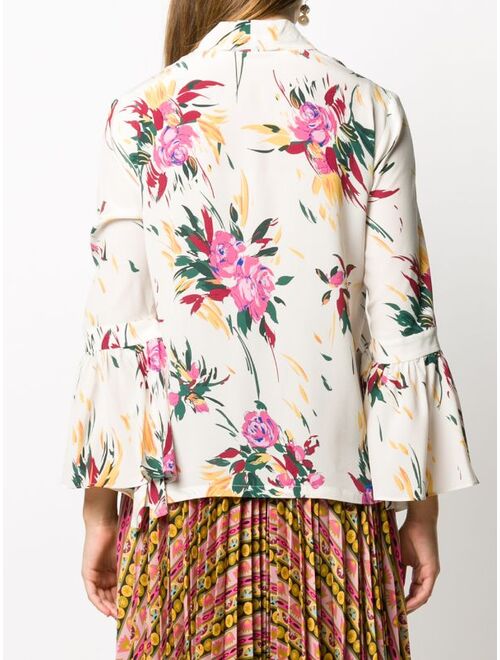 La DoubleJ Happy Wrist floral print blouse