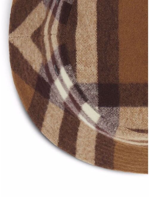 Burberry check wool bucket hat