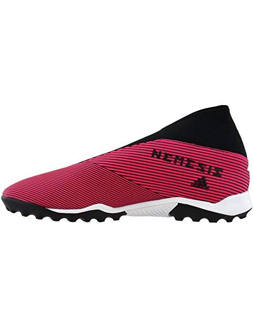 adidas Mens Nemeziz 19.3 Laceless Turf Soccer Cleats - Pink