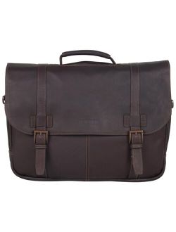 Colombian Leather Flapover 15.6 Laptop Bag