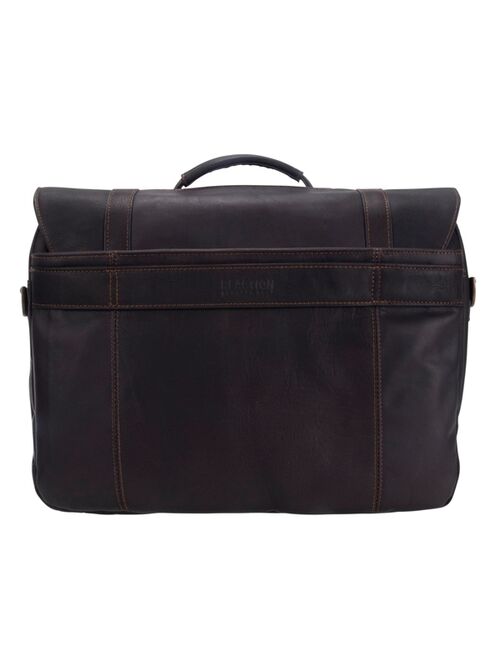 Kenneth Cole Reaction Colombian Leather Flapover 15.6” Laptop Bag
