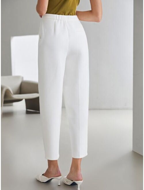 MOTF Premium Cotton Cropped Tailored Pants