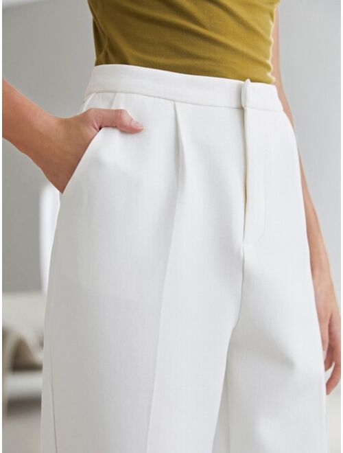 MOTF Premium Cotton Cropped Tailored Pants