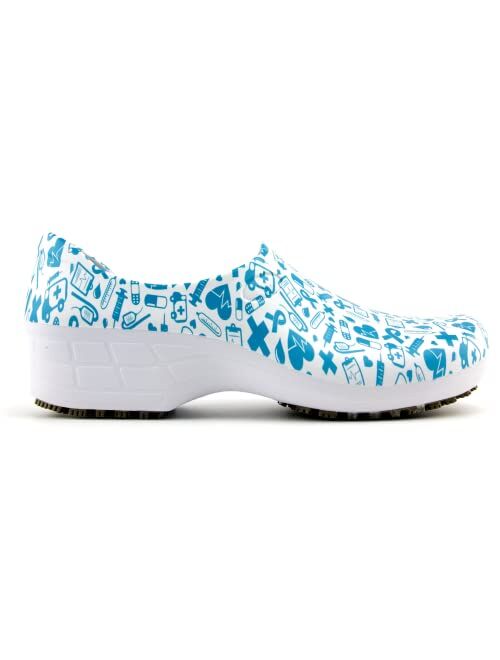 Sticky Professional Shoes for Women - Nursing Waterproof Non-Slip - Printed Colorful Nursing Shoes
