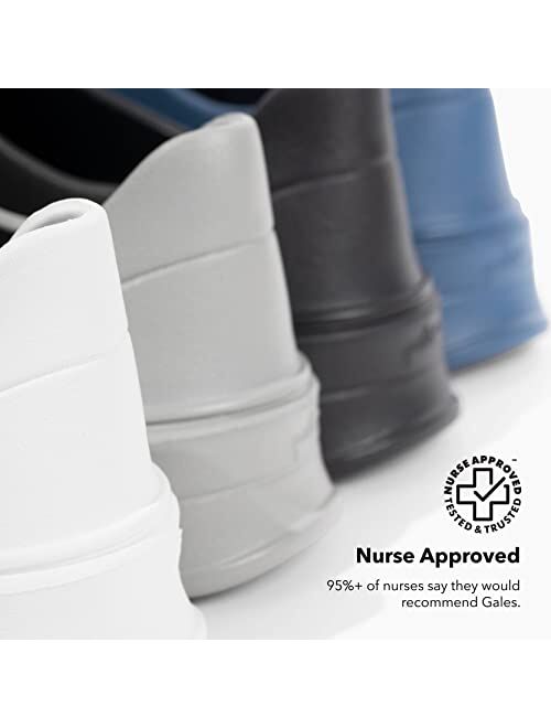 Gales® Frontline Nurse Shoes for Women and Men. Comfortable Slip On, Slip Resistant, Waterproof, Breathable Footwear for Medical Workers, Doctors, Healthcare Providers