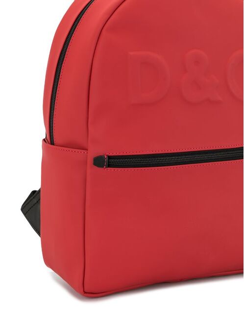 Dolce & Gabbana Kids logo-embossed backpack
