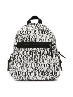 Kids logo-print backpack