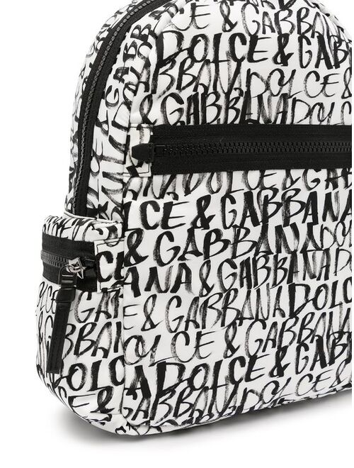Dolce & Gabbana Kids logo-print backpack