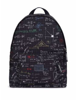 Kids algebra-print backpack