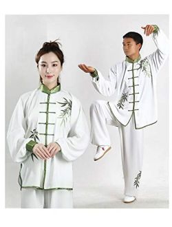 Uigerl Hand Embroidery Unisex Tai Chi Uniform Cotton Chinese Kung Fu artial Arts Wear