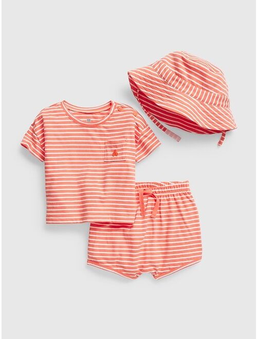 GAP Baby 3-Piece Stripe Outfit Set