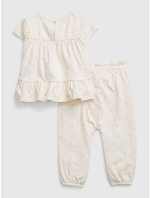 GAP Baby 100% Organic Cotton 3-Piece Outfit Set