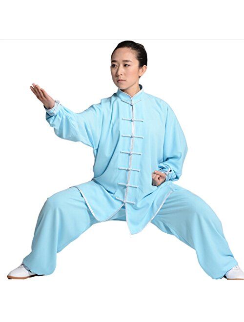 Bjsfxdkjyxgs Tai Chi Uniform Cotton Silk Stretch Tai chi Suit Traditional Tai Chi Exercise
