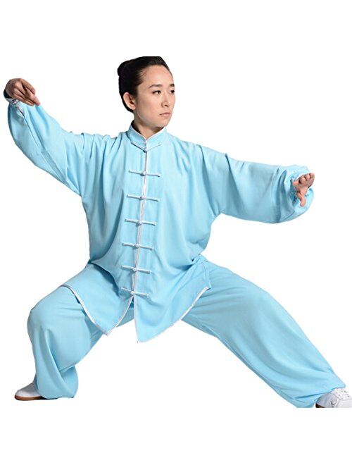 Bjsfxdkjyxgs Tai Chi Uniform Cotton Silk Stretch Tai chi Suit Traditional Tai Chi Exercise