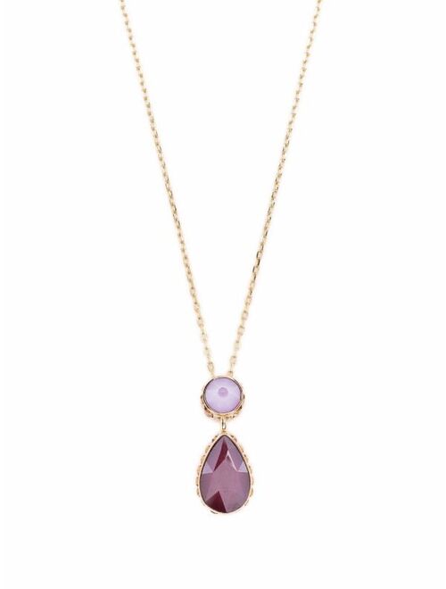 Swarovski Orbita crystal-drop necklace