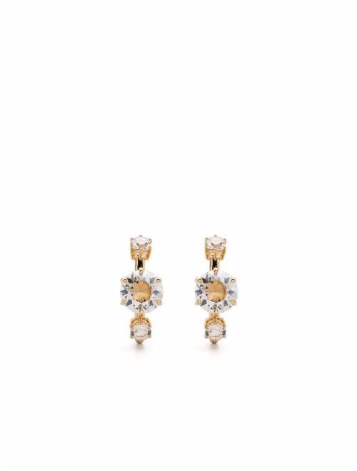 Swarovski Constella cuff-cut earrings