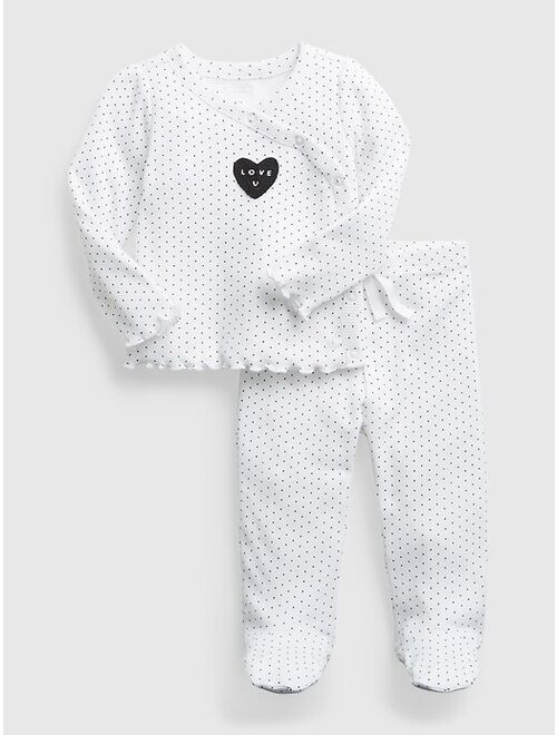 GAP Baby 100% Organic Cotton First Favorite Kimono Outfit Set