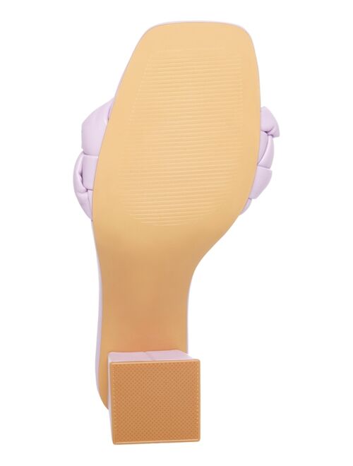 Madden Girl Gracy Braided Block-Heel Slide Sandals