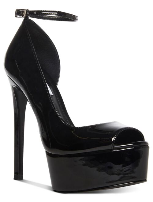 Steve Madden Women's Affair Ankle-Strap Platform Pumps