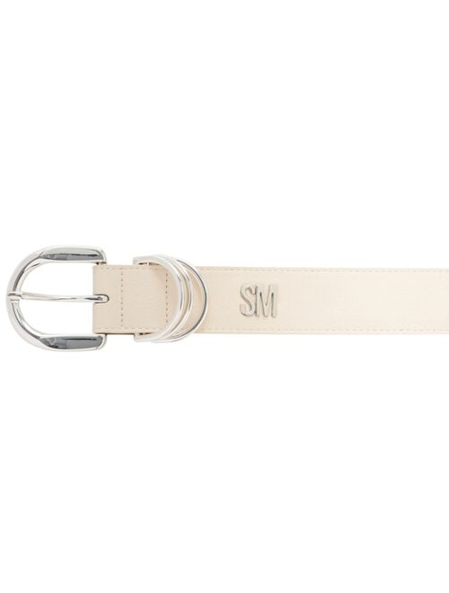 Steve Madden Women's Multi D-Ring Keeper Belt