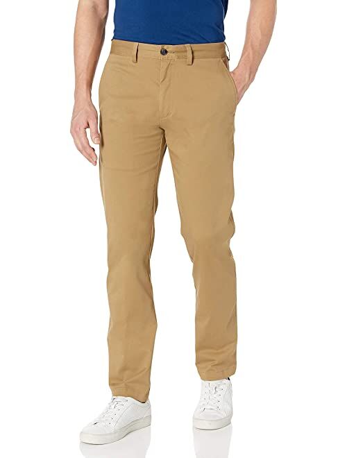 Kenneth Cole Reaction Men's Chino Flat-Front Slim-Fit Casual Pant
