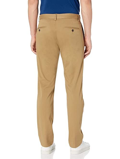 Kenneth Cole Reaction Men's Chino Flat-Front Slim-Fit Casual Pant