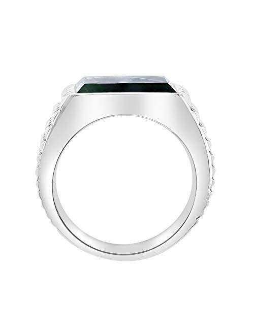 Effy 925 Sterling Silver Malachite Ring, 5.4 TCW IRS0L503L2