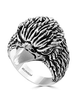 925 Sterling Silver Eagle Ring IRS0O762Y1