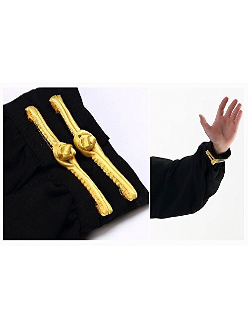 ZooBoo Unisex Cotton and Silk Dragon Embroidery Long Sleeves Tai Chi Uniform Suit Martial Arts Wing Chun Clothing