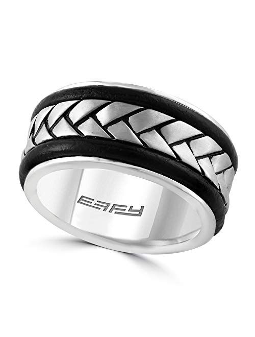 Effy 925 Sterling Silver Cable Ring IRS0G706G9