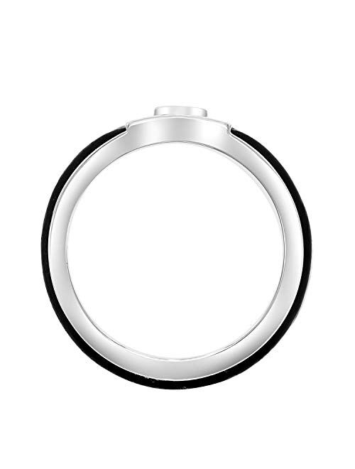 Effy 925 Sterling Silver Cable Ring IRS0G706G9