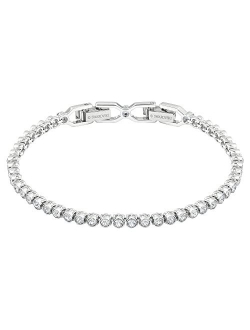 Women's Emily Tennis Style Bracelet Collection, Clear Crystals, Blue Crystals, Pink Crystals (Amazon Exclusive)