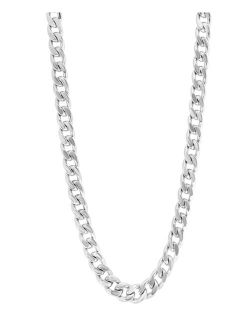 Collection EFFY® Men's Curb Link 22" Chain Necklace in Sterling Silver