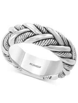 Collection EFFY® Men's Braided Ring in Sterling Silver