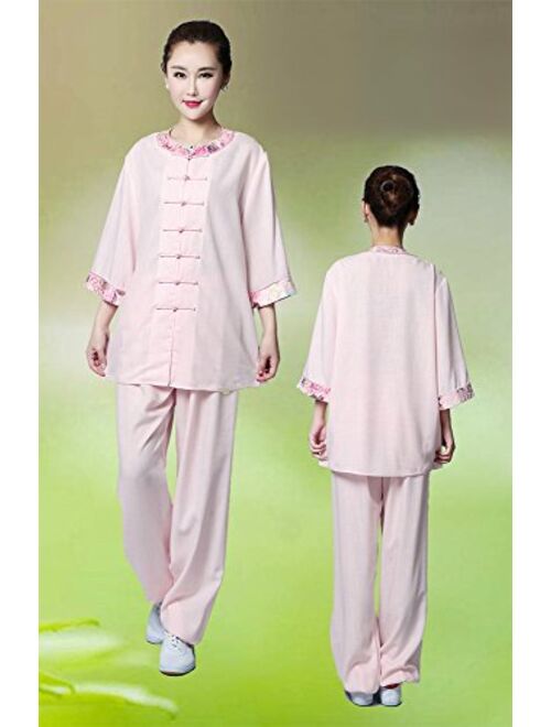 ZooBoo Women Taichi Uniform Martial Art Set Breathable Morning Exercise Wear