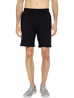 Atif Polyester E-Waist Solid Shorts