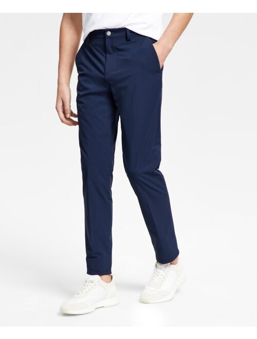 Buy Calvin Klein Men's Slim Fit Tech Solid Performance Dress Pants ...
