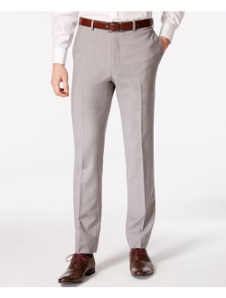 Men's Solid Classic-Fit Suit Pants